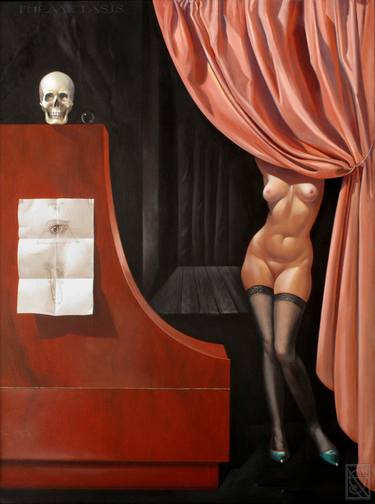 Print of Surrealism Erotic Paintings by Coudrille SWAc