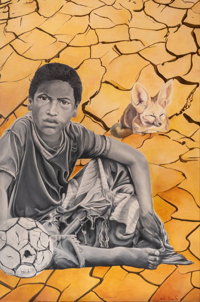 Original Contemporary People Paintings by Andra Daans