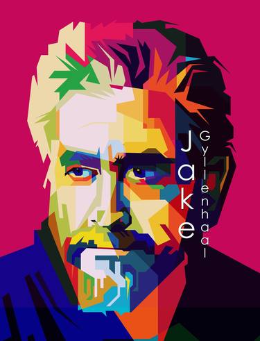 Jake Gyllenhaal Pop Art WPAP Style - Limited Edition of 50 thumb