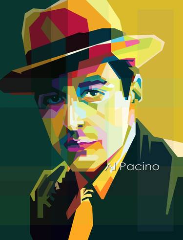 Al Pacino Famous Actor Movies Pop Art WPAP thumb