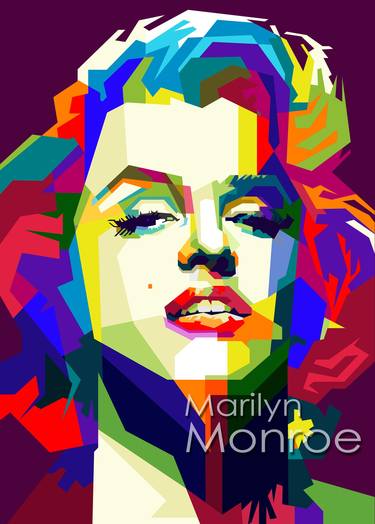 Marilyn Monroe Beauty Hollywood Icon Pop Art WPAP thumb