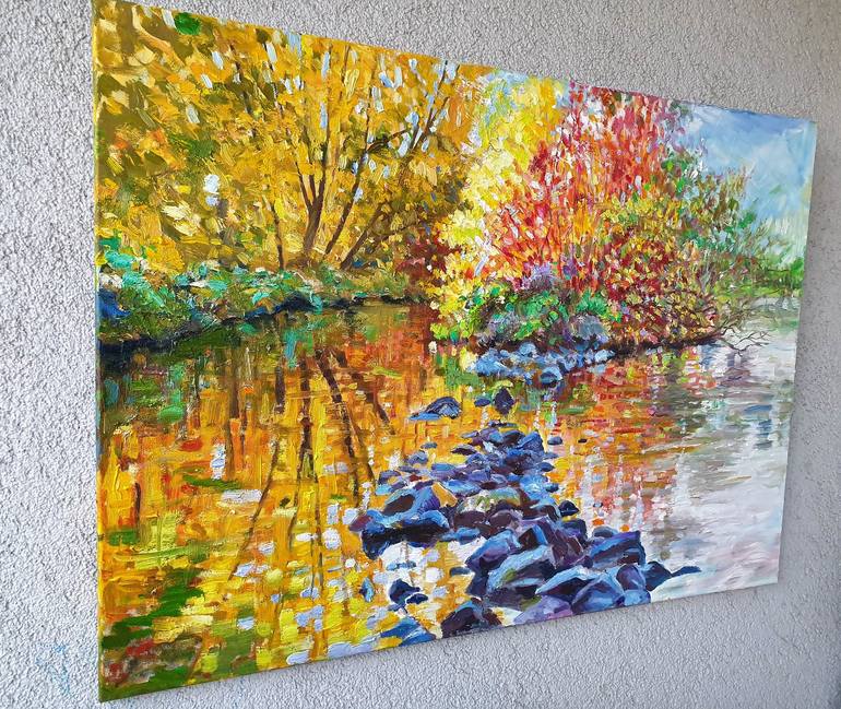 Original Contemporary Landscape Painting by Ara Avetisyan