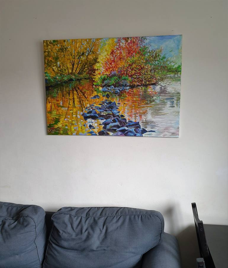 Original Contemporary Landscape Painting by Ara Avetisyan