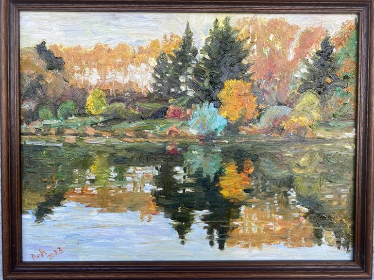 Original Contemporary Landscape Painting by Ara Avetisyan