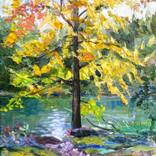 Yellow tree by Ara Avetisyan