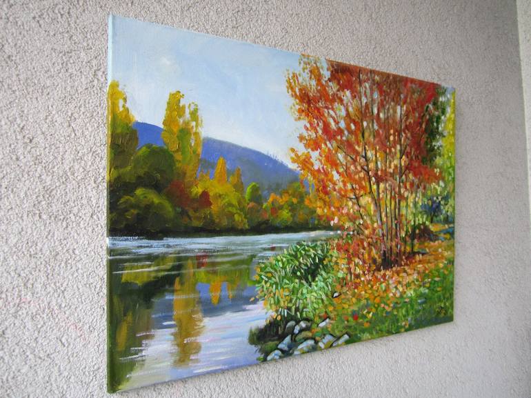 Original Impressionism Landscape Painting by Ara Avetisyan