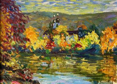 Print of Expressionism Landscape Paintings by Ara Avetisyan