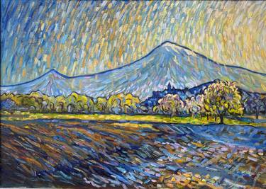 Original Expressionism Landscape Paintings by Ara Avetisyan