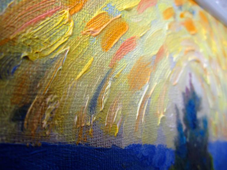 Original Expressionism Landscape Painting by Ara Avetisyan