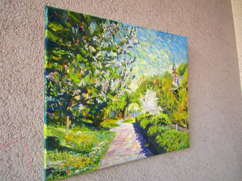 Original Impressionism Landscape Painting by Ara Avetisyan