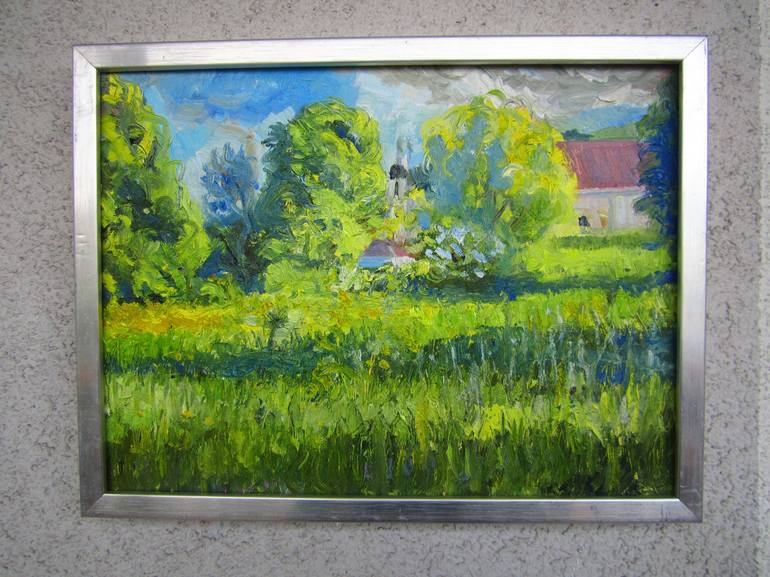 Original Impressionism Landscape Painting by Ara Avetisyan