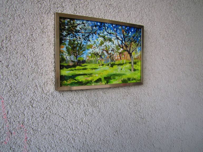 Original Impressionism Landscape Painting by Ara Avetisyan