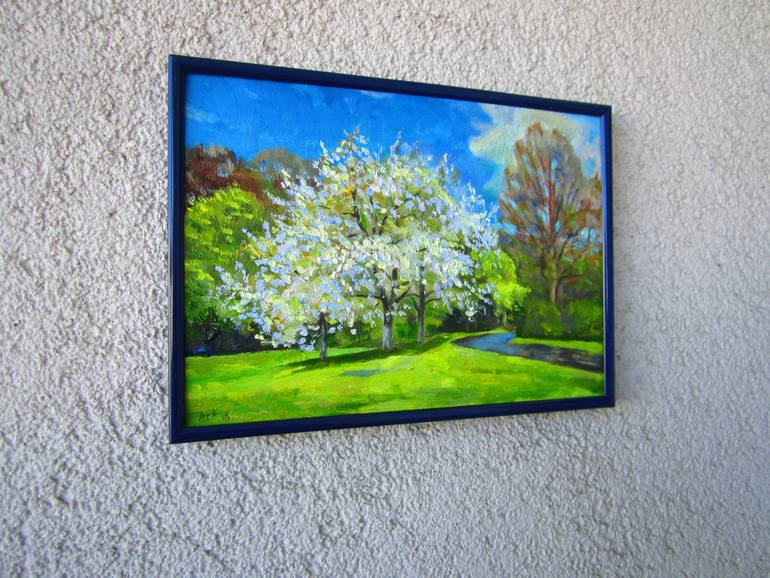 Original Impressionism Landscape Painting by Ara Avetisyan