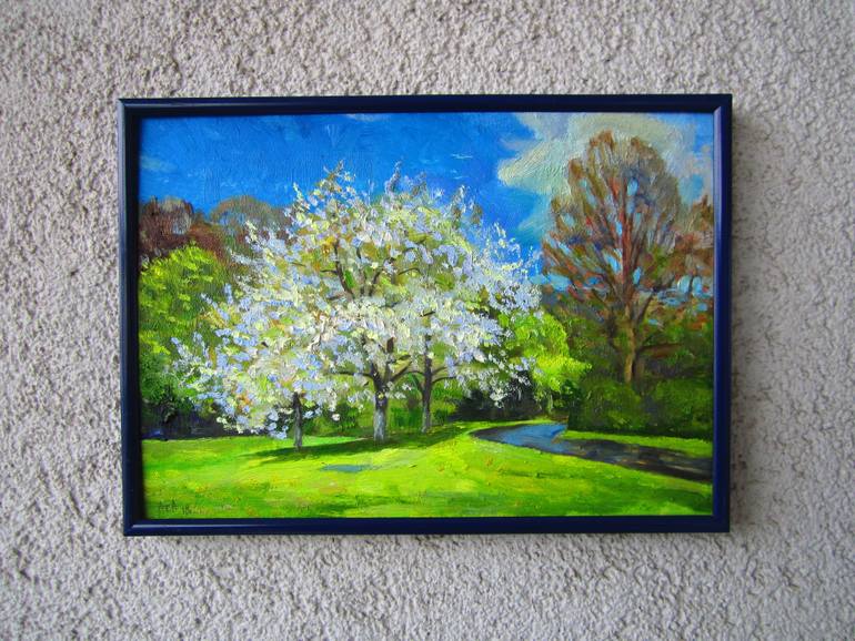 Original Impressionism Landscape Painting by Ara Avetisyan