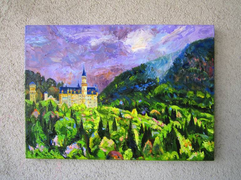 Original Impressionism Landscape Painting by Ara Avetisyan