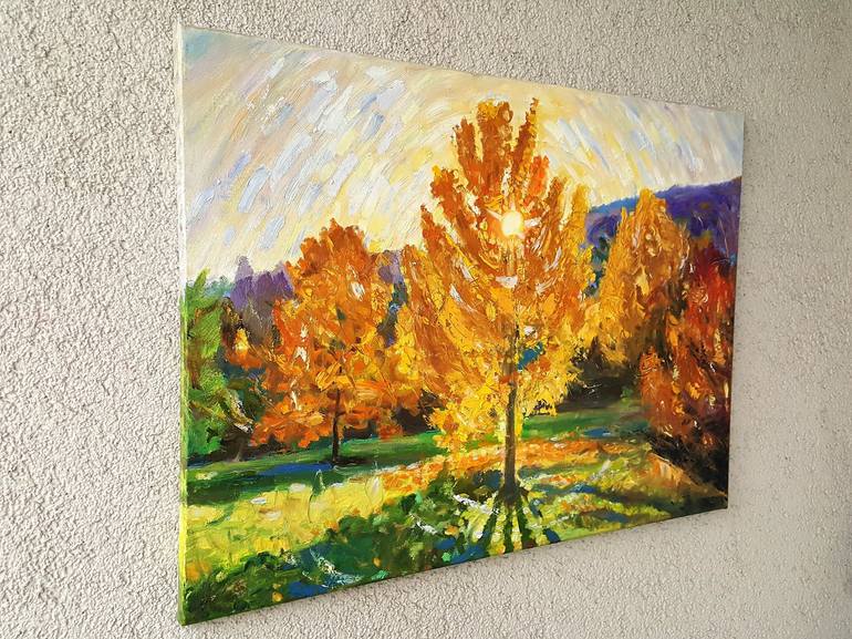 Original Impressionism Landscape Painting by Ara Avetisyan