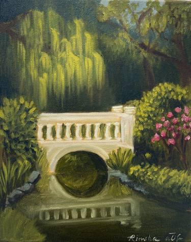 Original Classicism Garden Paintings by Rimsha Atif