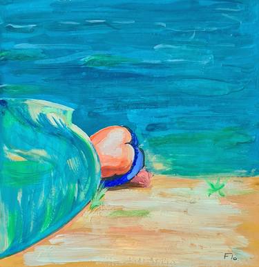 Print of Expressionism Beach Drawings by Florida Orzieva