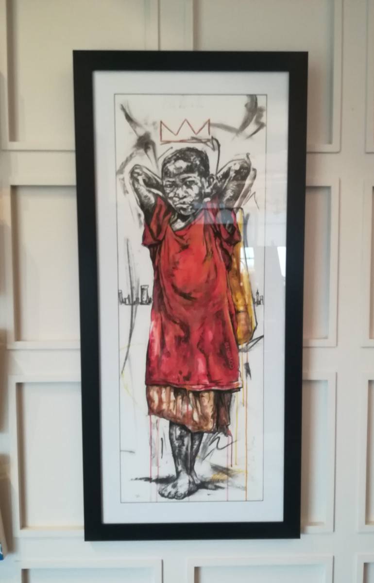 Original Children Drawing by Clement Mohale