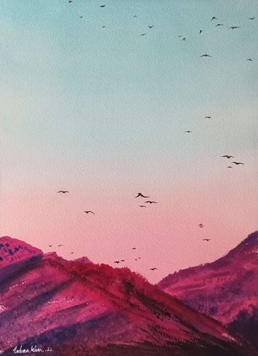 Original Nature Paintings by Lubna Khan