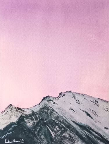 Original Minimalism Nature Paintings by Lubna Khan