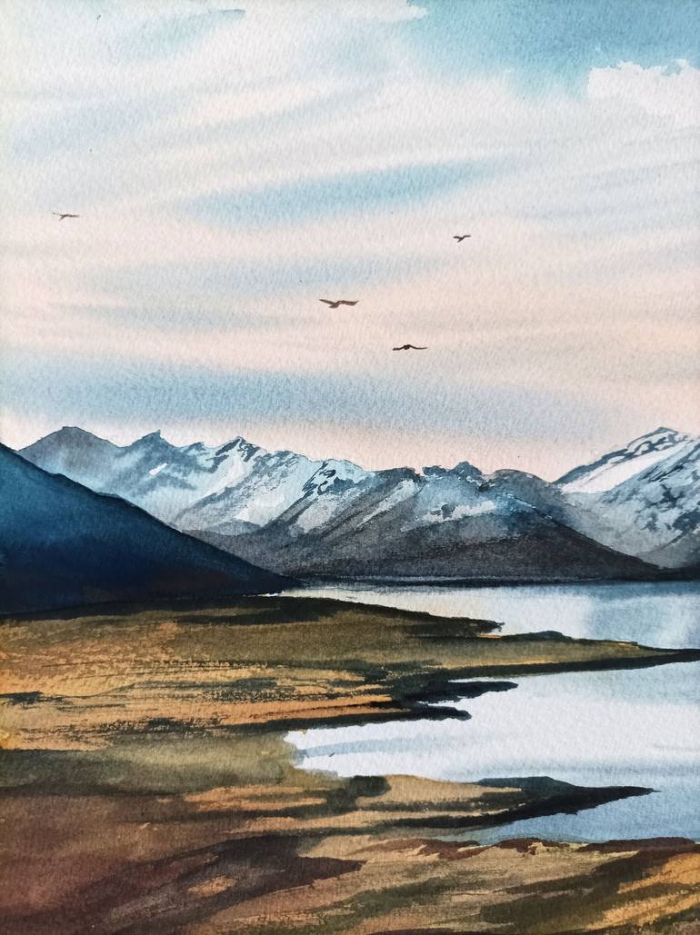 Original Landscape Painting by Lubna Khan