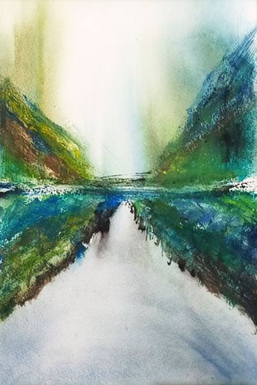 Mystical Imitation Watercolor painting thumb