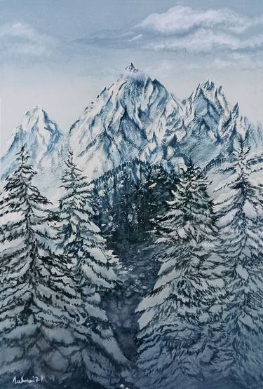 Original Nature Paintings by Lubna Khan
