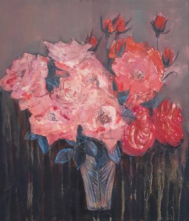 Print of Impressionism Floral Paintings by Tatiana Lagaeva