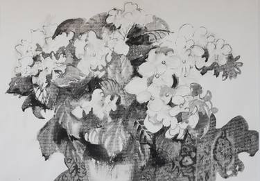 Print of Figurative Floral Drawings by Tatiana Lagaeva