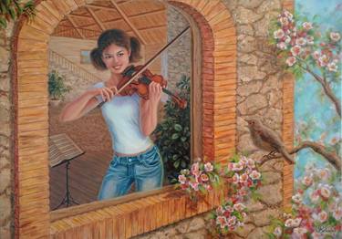 Print of Figurative Music Paintings by Galyna Schaefer