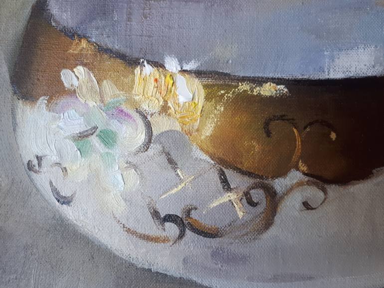 Original Impressionism Still Life Painting by Xeyale Bedelova