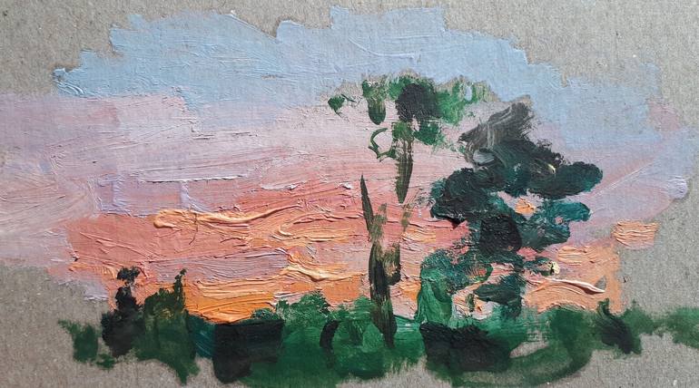 Original Landscape Painting by Xeyale Bedelova