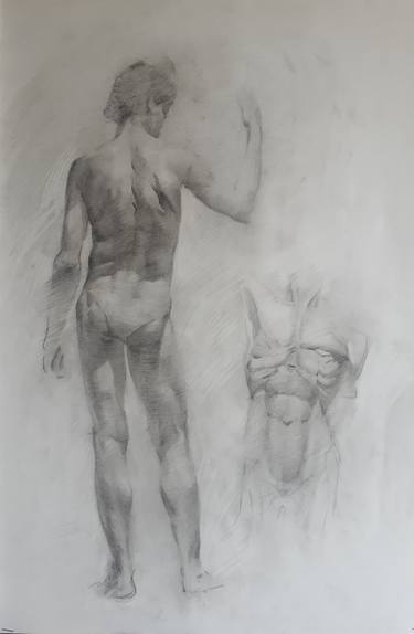 Original Figurative Nude Paintings by Xeyale Bedelova