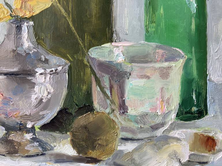 Original Fine Art Still Life Painting by Xeyale Bedelova