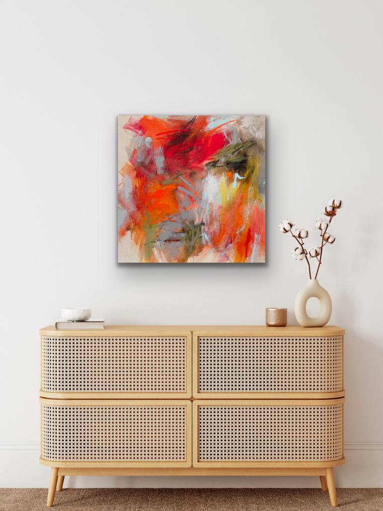 Original Abstract Expressionism Abstract Painting by Debora Stewart