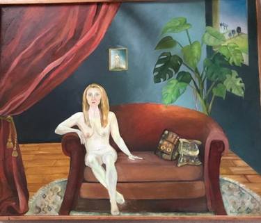 Original Figurative Nude Paintings by Stephanie Wright