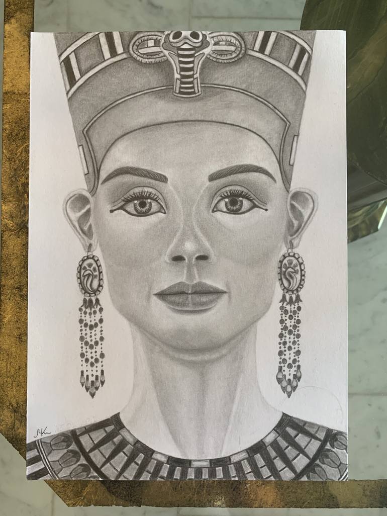 nefertiti drawing