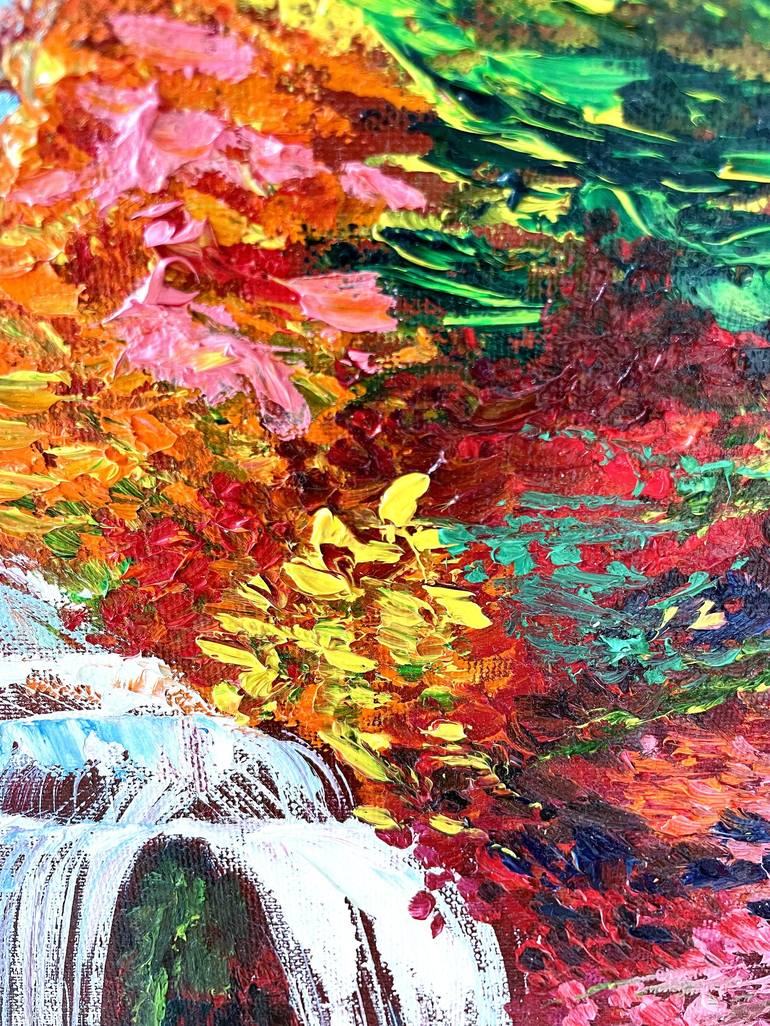 Original Impressionism Nature Painting by Elena Lazareva