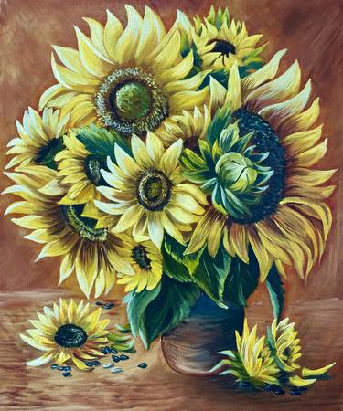 Print of Floral Paintings by Elena Lazareva