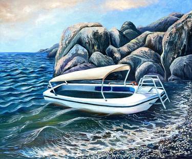 Original Realism Seascape Paintings by Elena Lazareva