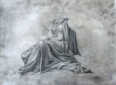 Original Classicism People Drawings by Alena Zvereva