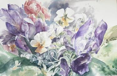 Print of Floral Paintings by Katya Beloglazova
