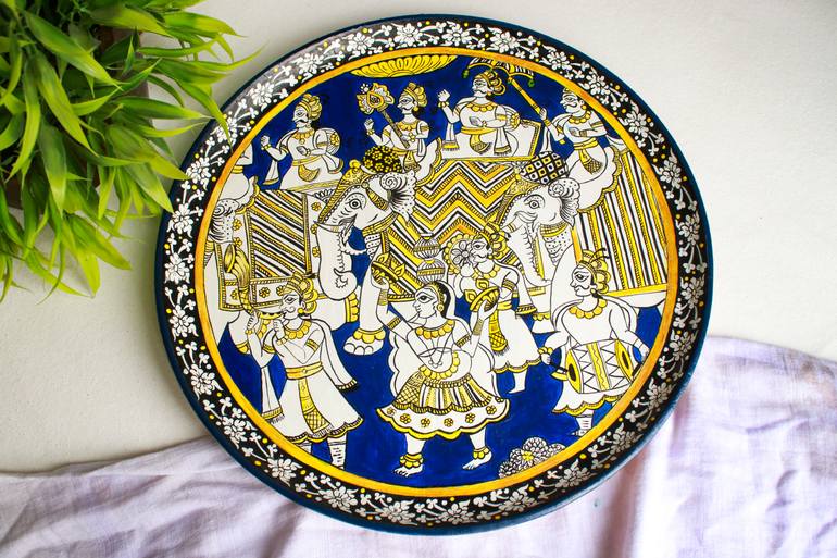 Original Art Deco Men Painting by Juhi Mathur