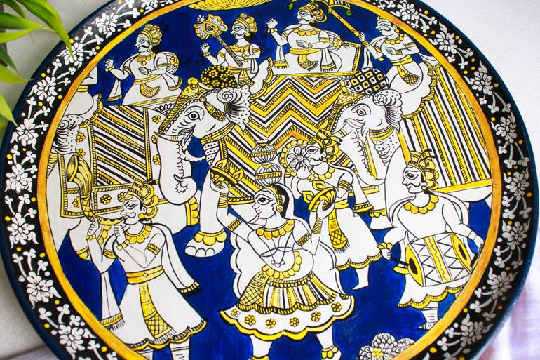 Original Art Deco Men Painting by Juhi Mathur