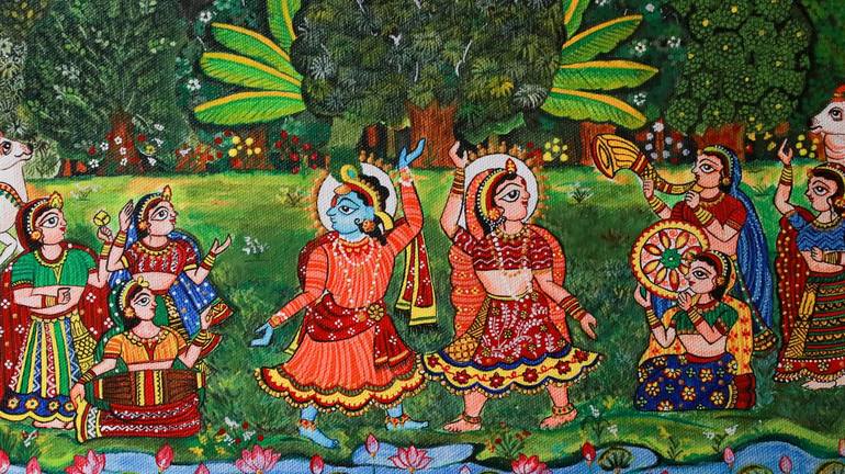 Original Religion Painting by Juhi Mathur