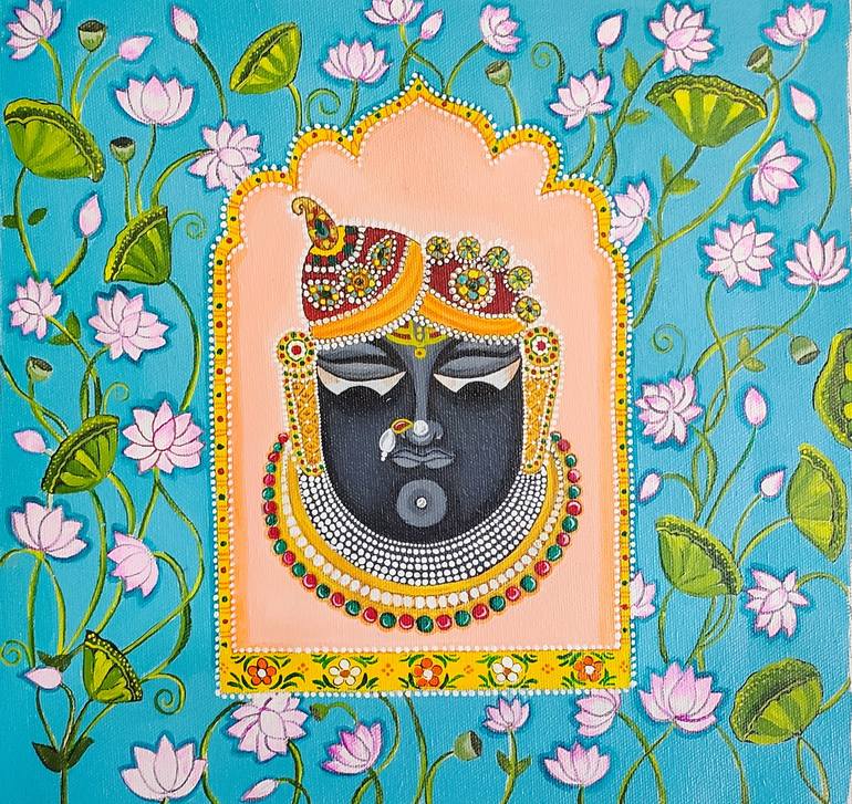 Original Folk Religion Painting by Juhi Mathur