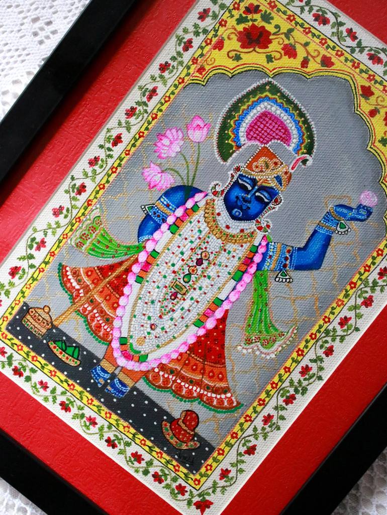 Original Folk Religion Painting by Juhi Mathur