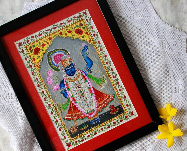 Original Folk Religion Painting by Juhi Mathur