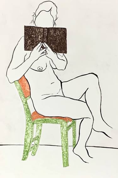 Woman Reading Book thumb